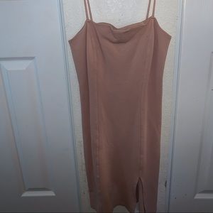 Forever 21 pink nude dress